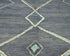 8x8 Moroccan Gray Hand Woven Wool Area Rug